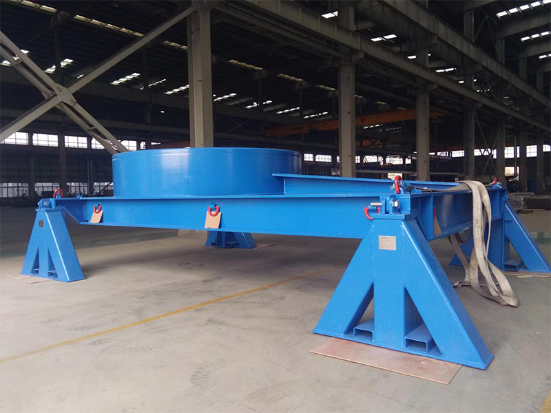 Industrial Spray Painting for Large Steel Structure Components