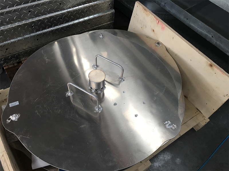 Circular Plate Galvanized Cover for Industrial Equipment Components
