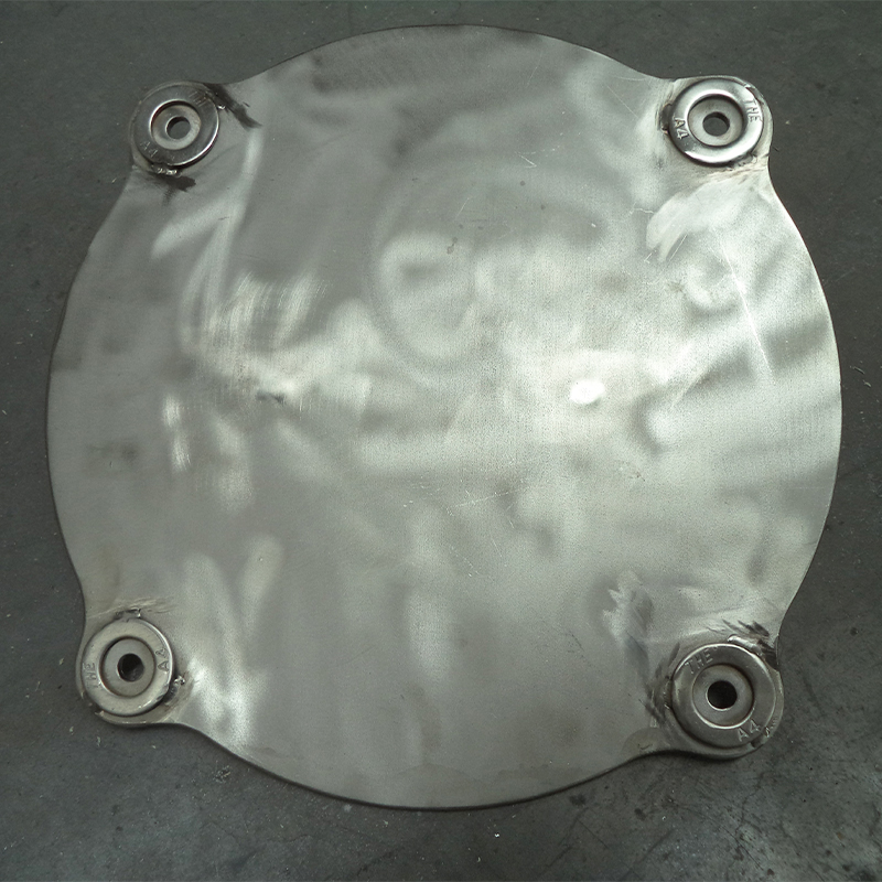 Circular Plate Galvanized Cover for Industrial Equipment Components