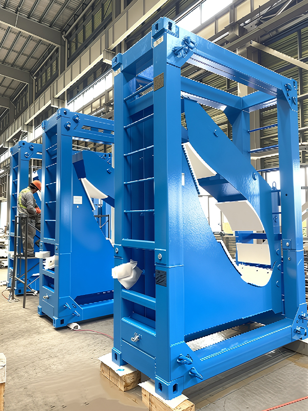 Industrial Spray Painting for Large Steel Structure Components