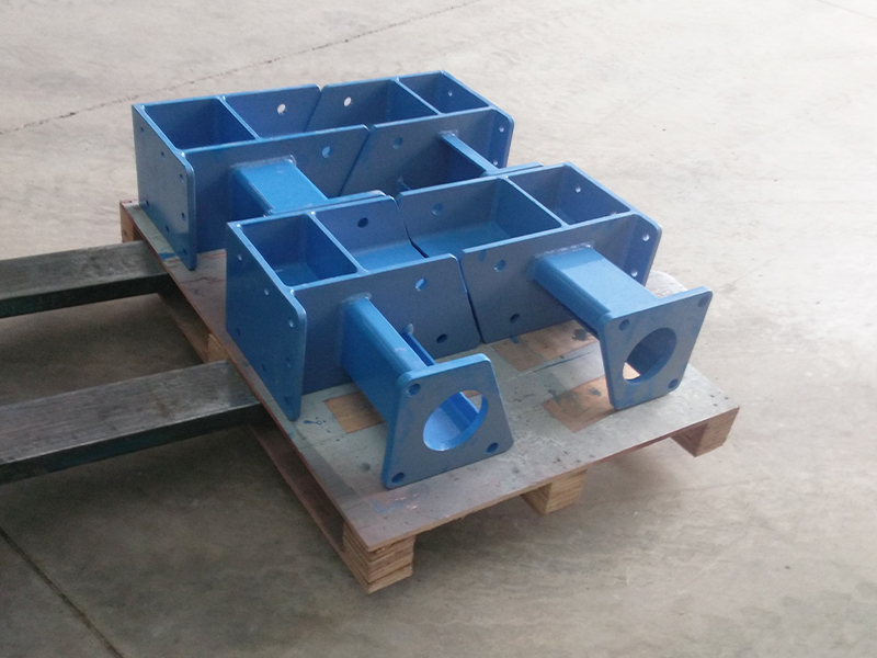 Industrial Spray Painting for Large Steel Structure Components