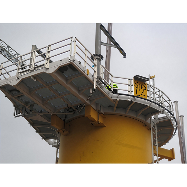 Steel Aluminum External Platform for Offshore Wind Turbine