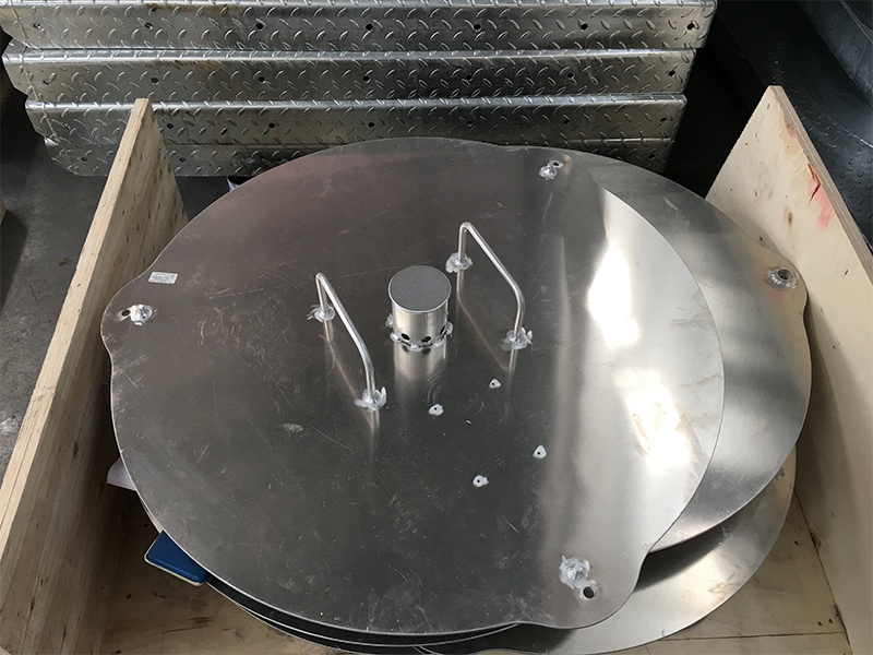Circular Plate Galvanized Cover for Industrial Equipment Components